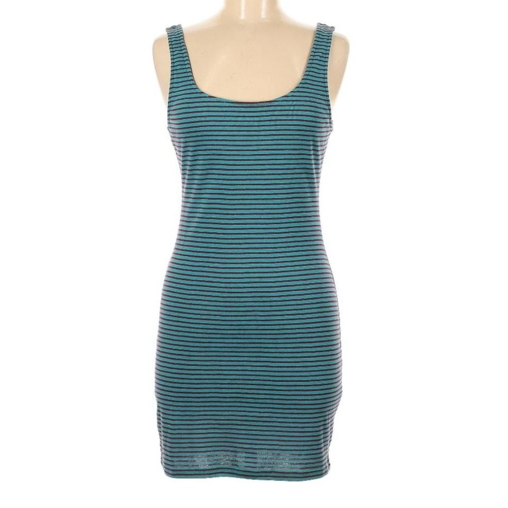 Sparkle & Fade Striped Bodycon Tank Dress (Sz M)